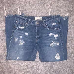 Garage Ripped “Boyfriend” Jeans